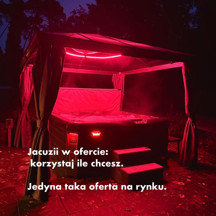 Dębówka. Prywatne jacuzzi + sauna. Standard: premium.