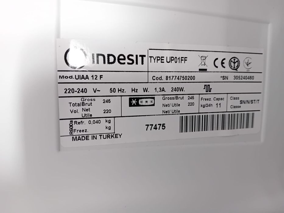Arca vertical INDESIT