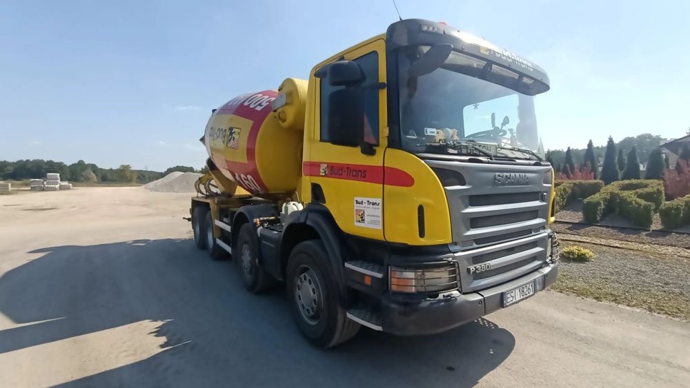 Scania P380  Betonomieszarka FM Leżajsk