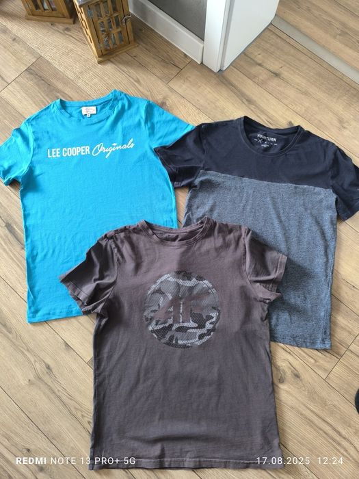 T-shirty chłopięce, męskie S/M Lee Cooper,4F.