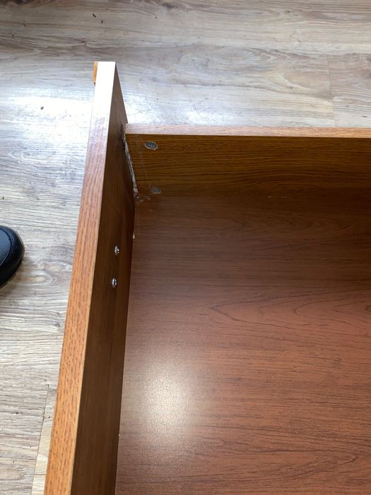 Szafa dwurzwiowa z szufladami Indiana Black Red White