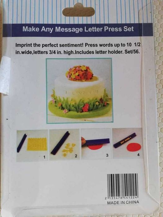 Marcador para bolachas