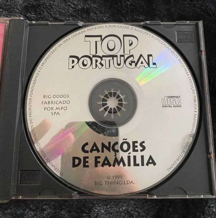 Lote 5 CDs Música Portuguesa / Pop Nacional / Música Ligeira – João Pedro Pais, Amália, GNR, EMI, Portugal Top