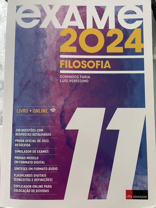 Livro de preparaçao para exame de filosofia 2024