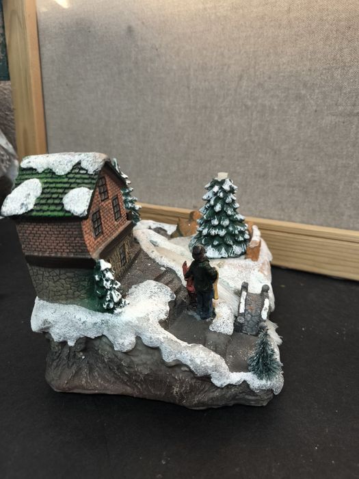 Vila Natalina Miniatura Decoração
Peça Central de Inverno: Charmosa mi