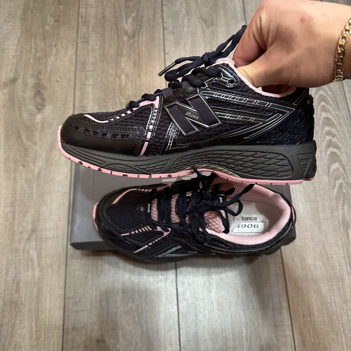 new balance 1906 black/pink кросівки оригінал