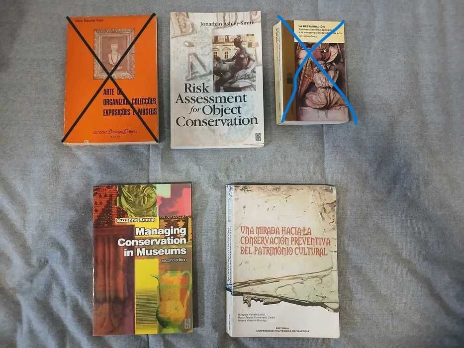 Livros sobre Conservação Preventiva e Restauro