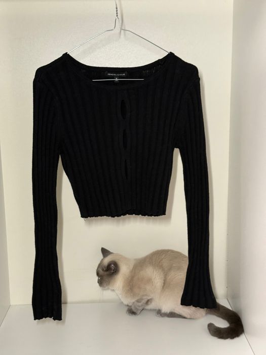 лонгслів чорний skims