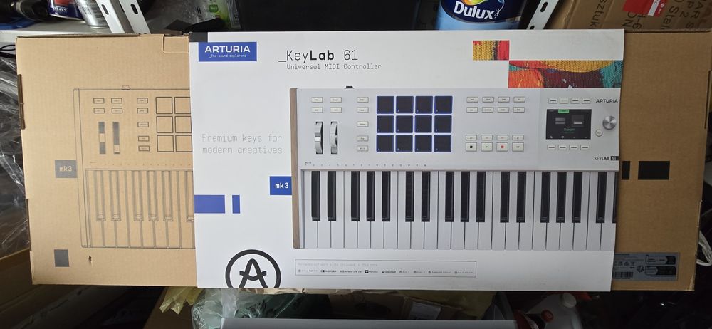 Arturia KeyLab 61 mk3 klawiatura midi PRO nowa