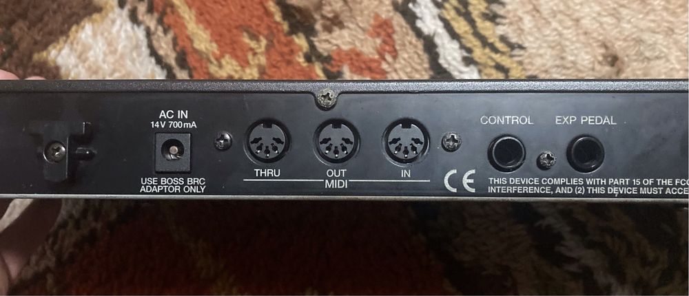 Processador de efeitos de estudio Boss SX-700