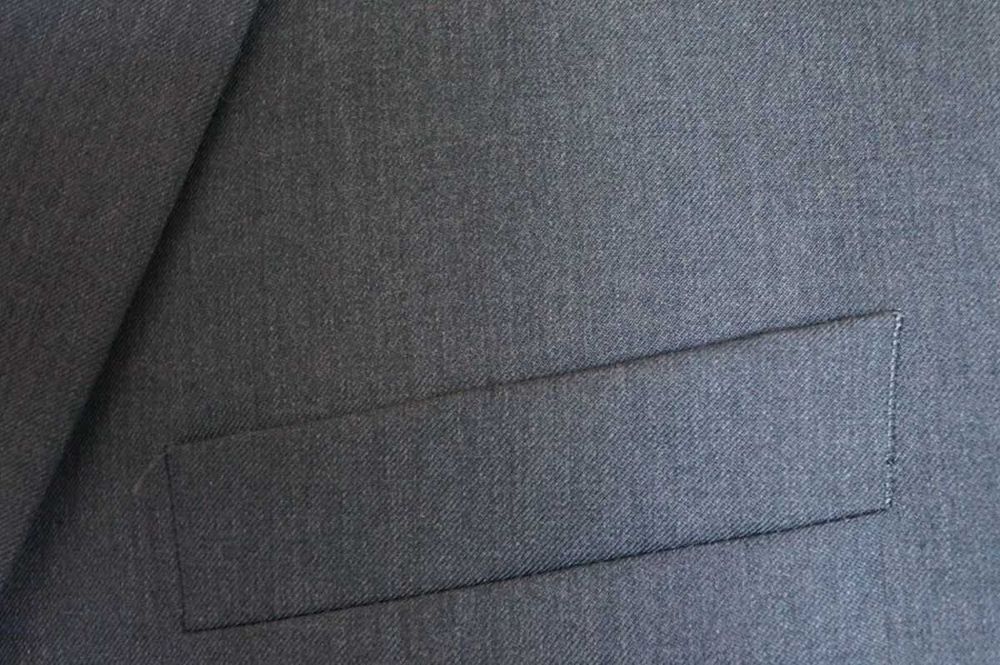 Vistula garnitur rozmiar 62/3XL 188/124/114 grafit 100% wełna Marlane Slim Tailored