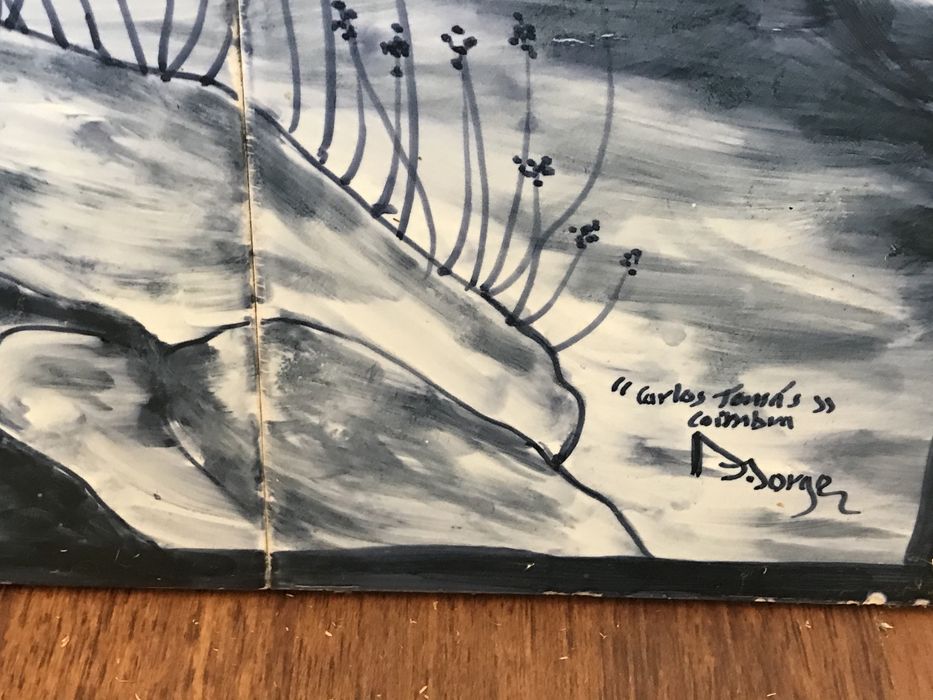 Painel de Azuleijos de grandes dimensões , assinado