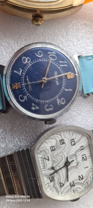 5 zegarków, 2 Polioty, 2 Pobedy i 1 Casio