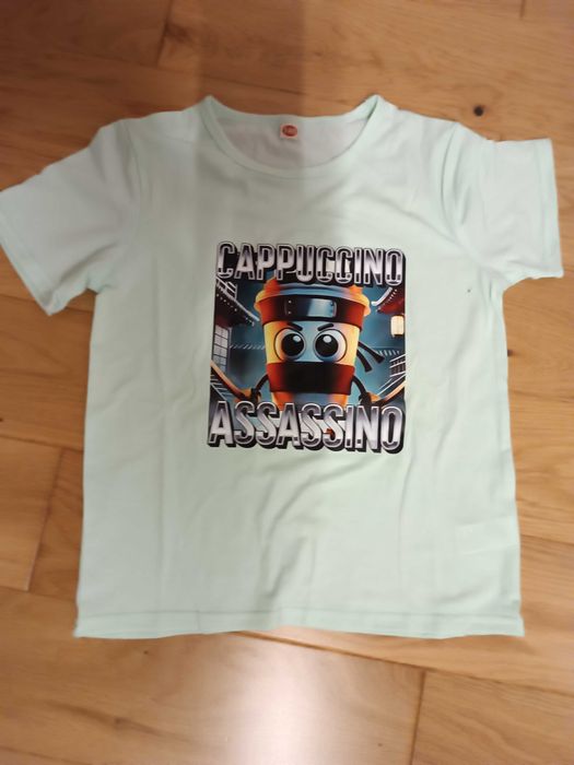 3 Koszulki z Brainrot rozm. 140 nowe