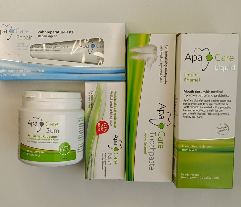 АКЦІЯ!! 250 ГРН зубна паста , гель  та жуйки APA CARE