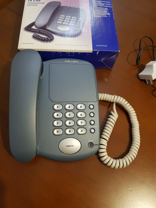 Дротовий телефон Texet TX-206
