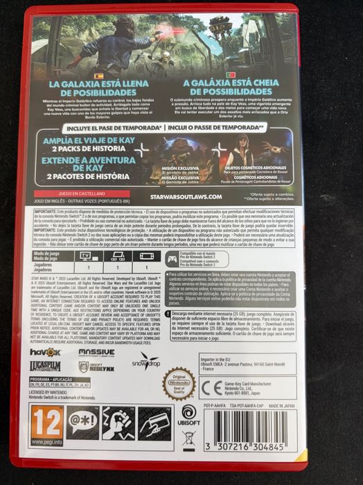 Star Wars Outlaws Gold Edition Nintendo Switch 2