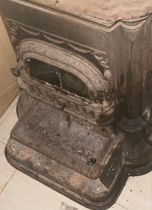 Salamandra de aquecimento em ferro fundido