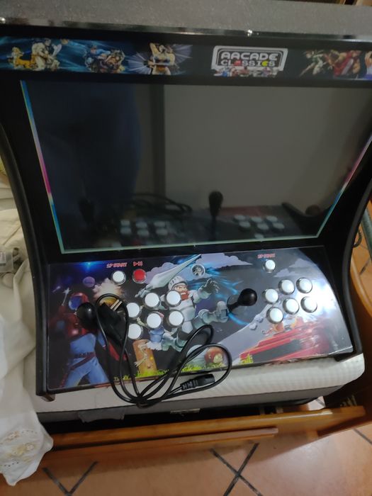 Máquina de jogos novos foi só testada