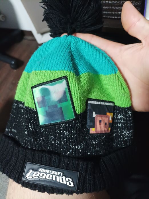 Детская шапка Minecraft Creeper Майнкрафт