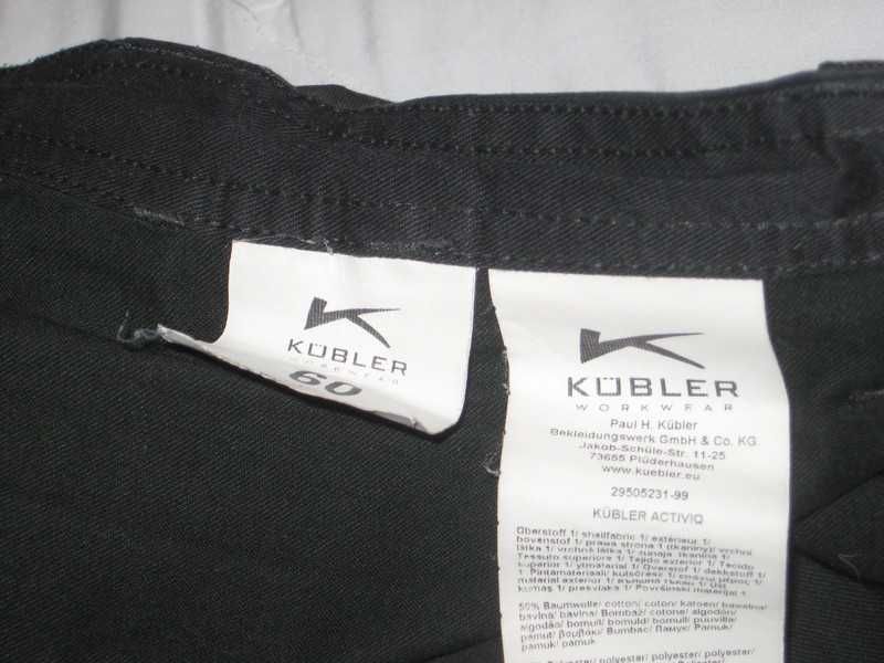 Spodenki Kübler robocze szorty Workwear spodnie bojówki duże 3xl 4xl