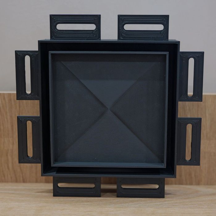 Корпус прихованого монтажу для вентиляції під вентилятор 100-150мм