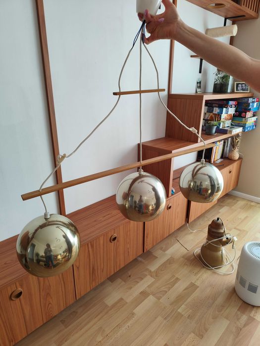 Lampa złota potrójna