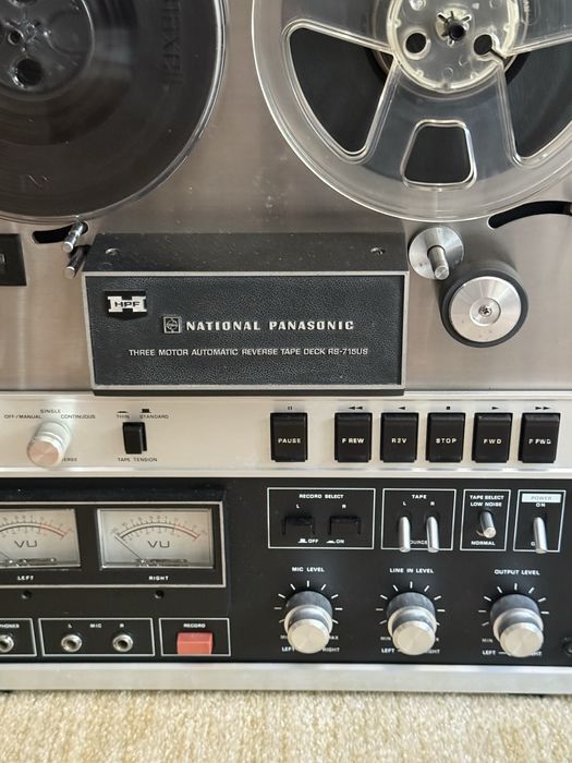 Gravador bobines RS-715US National Panasonic (Technics) reel to reel