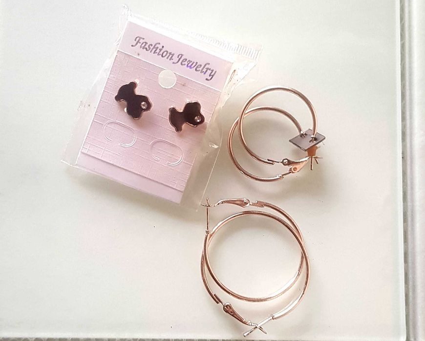 Kolczyki nowe złote x3