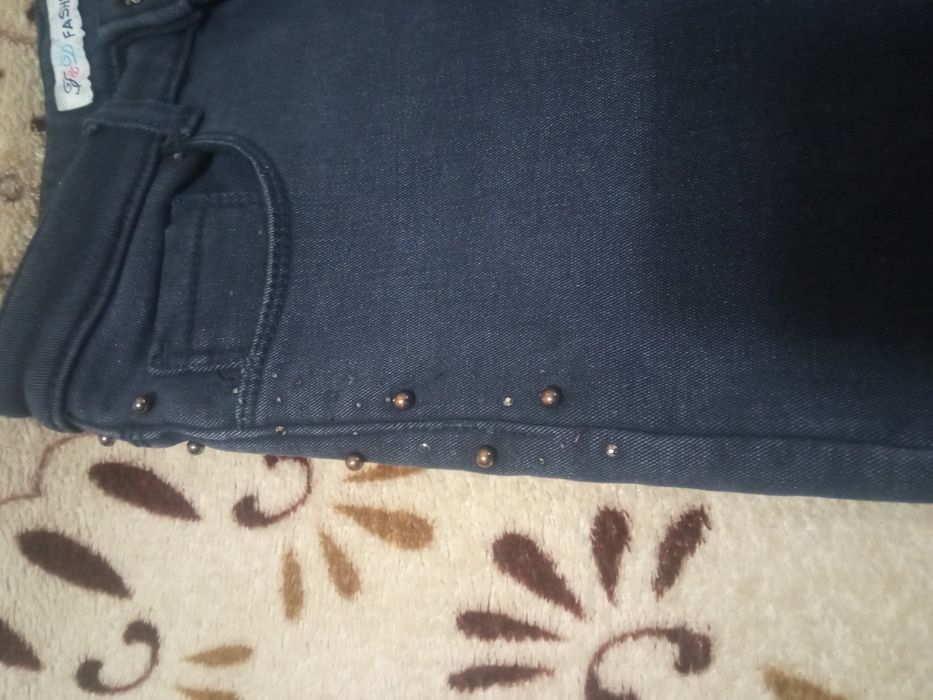 Джинси на дівчинку на флісі