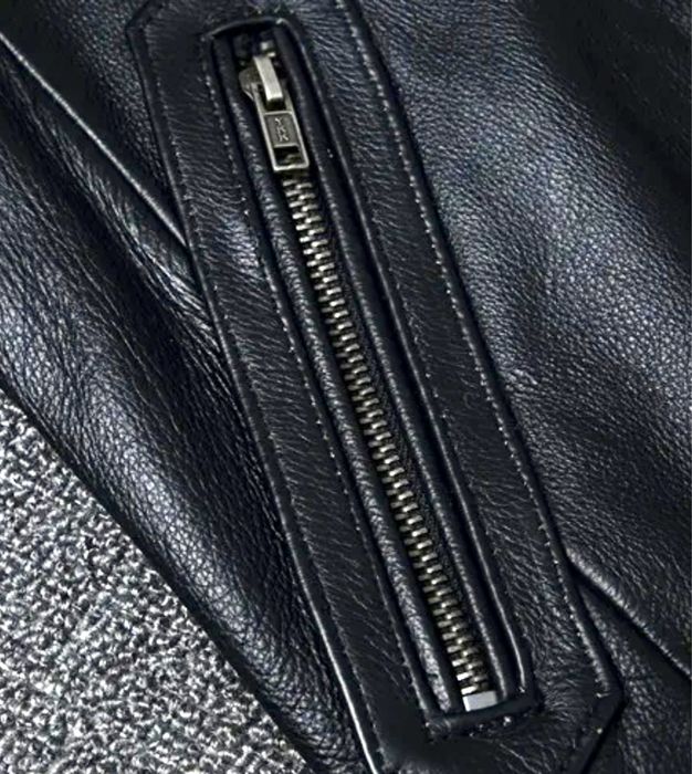 Kurtka skórzana męska vintage skóra naturalna bikerka ramoneska modna