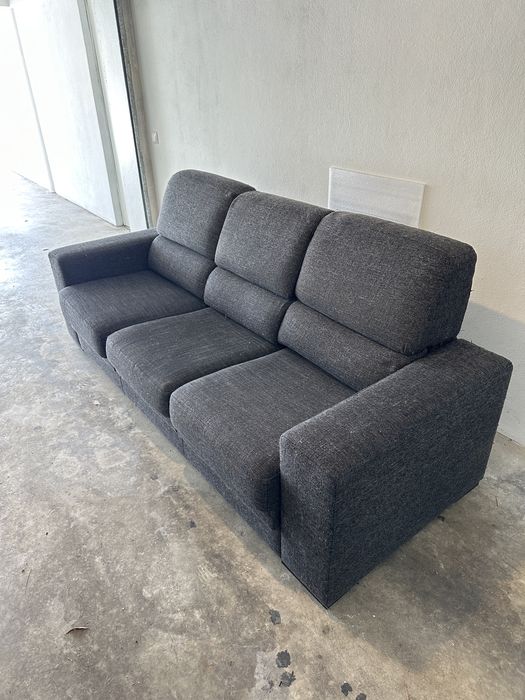 Sofa 3 lugares, assentos expansiveis