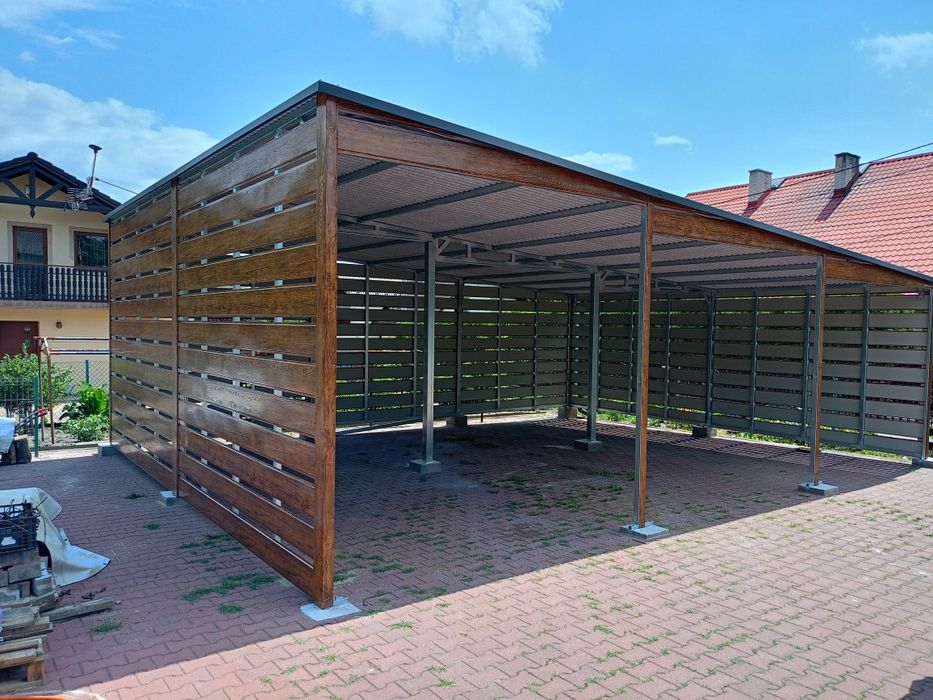 Wiata Panelowa Garażowa/Carport. Wiata 6x6 6x5 5x6 5x5 4x6, 4x5, 3x6,