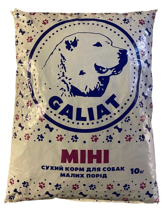 Корм для собак мелких пород ТМ Галиат 10 кг мешок