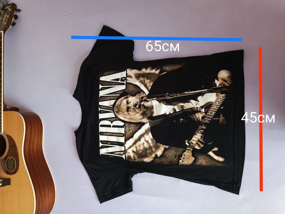 Футболки  з рок символікою (Metallica, Nirvana, Iron Maiden та інші