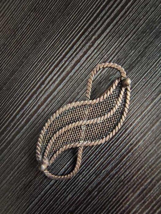 Broszka ażurowa vintage PRL