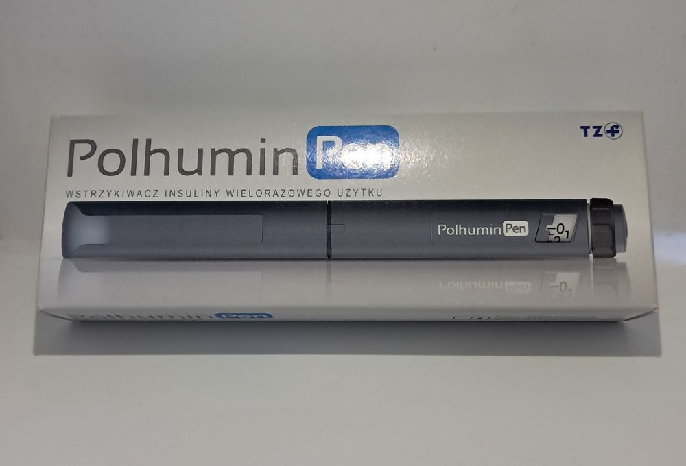 Wstrzykiwacz Polhumin Pen firmy Polfa Tarchomin -  fabrycxnie nowy.