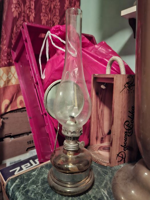 Lampa naftowa PRL sprawna