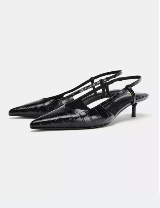 Туфлі слінгбекі kitten hill Zara нова колекція в упаковці з бірками