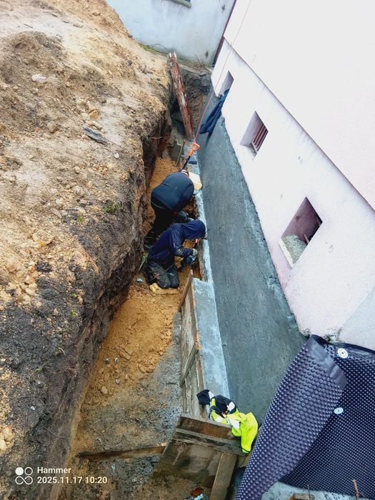 Fundamenty, ławy,  izolacje, zbrojenia