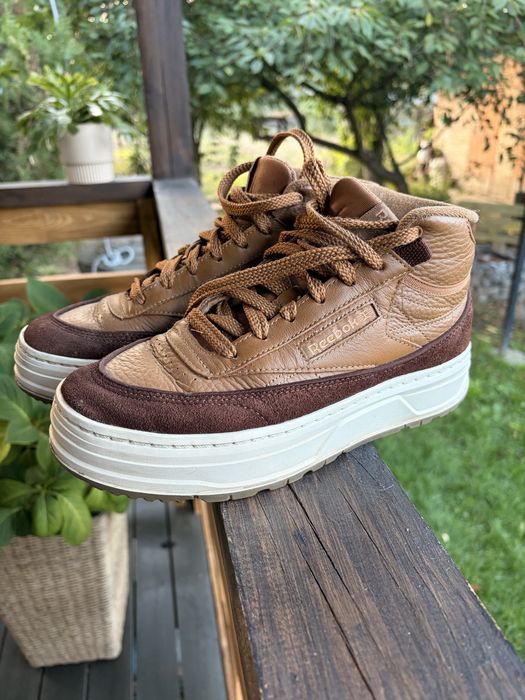 Коричневі Хайтопи Reebok