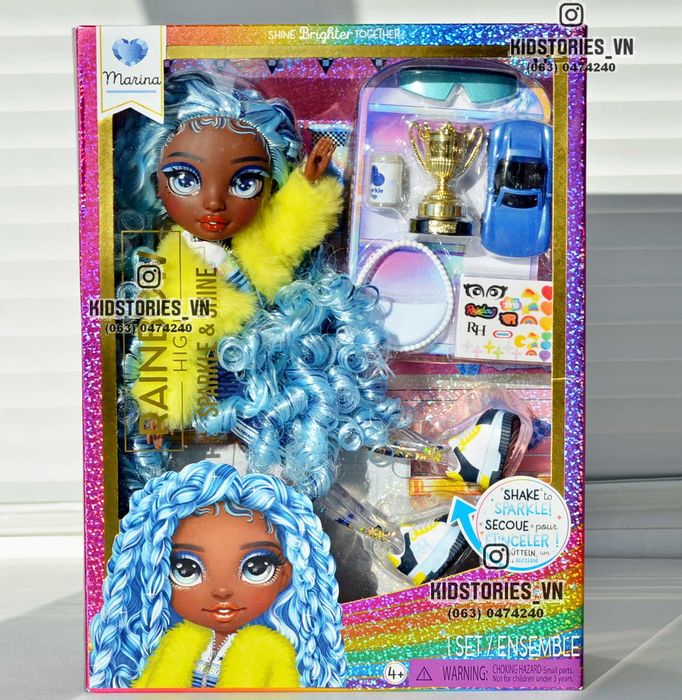 Rainbow High Sparkle & Shine MARINA лялька рейнбоу хай Маріна перегони