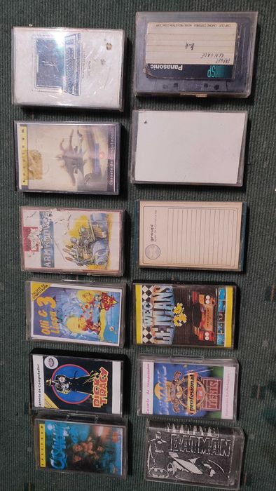55 Cassetes de jogos antigas para Spectrum
