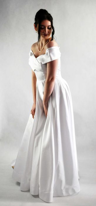 Suknia Ślubna NOVA Satyna Własny projekt