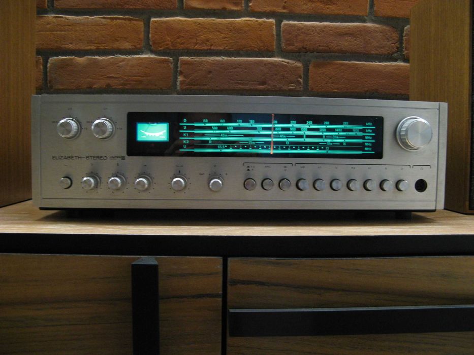 Amplituner ELIZABETH 203 UNITRA (1976r.) z kolumnami VINTAGE PRL