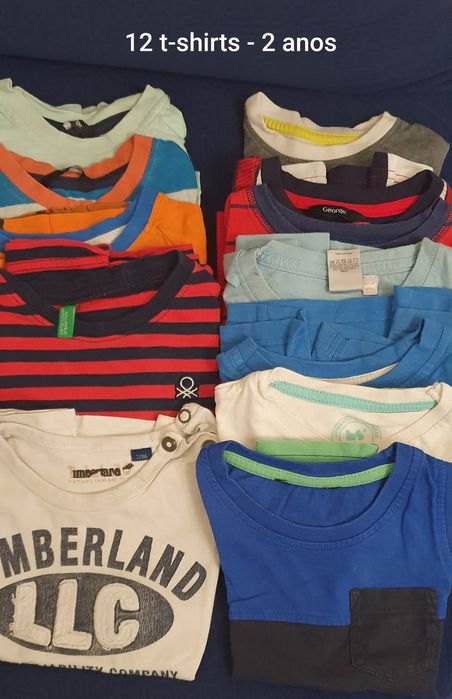 Roupa de menino 2 anos, bom estado, alguma de marca