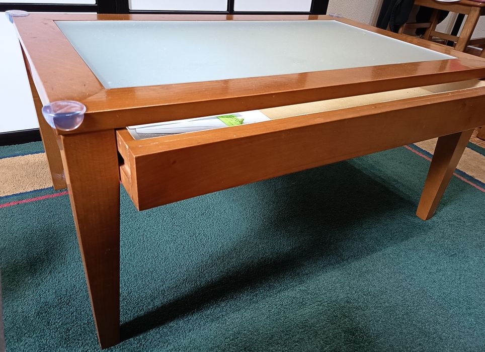 Mesa apoio sala com gaveta