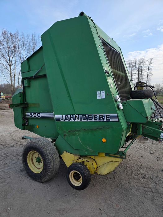 John deere 590 siatka sznurek prasa belująca