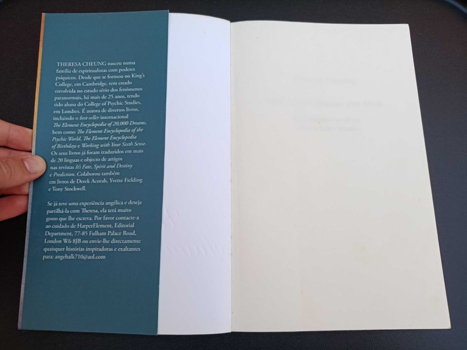 Livro "Um Anjo Chamou Por Mim", Theresa Cheung