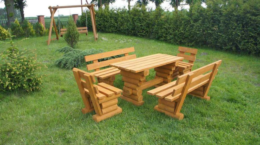 Drewniane masywne meble ogrodowe. Transport!!!